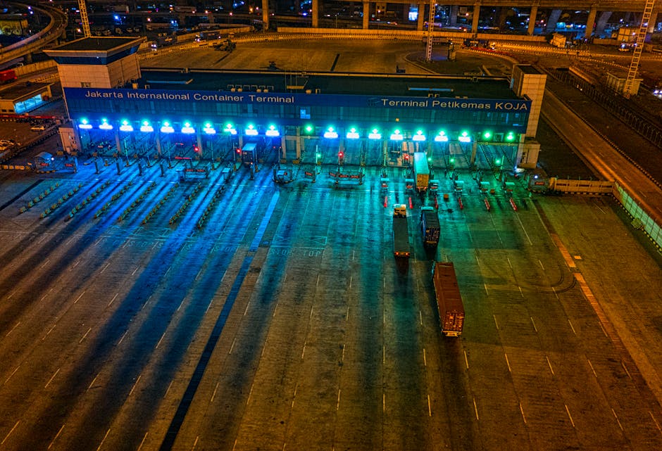 Nowoczesny zestaw transportowy obsługujący trasę Polska-Ukraina w oczekiwaniu na odprawę celną